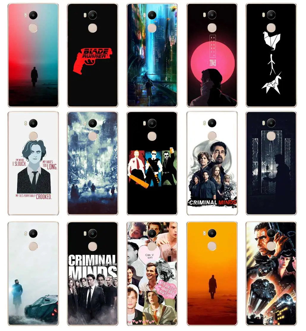 DREAMFOX M406 Blade Runner Criminal Minds Soft TPU Silicone Case Cover For Xiaomi Redmi Note 3 4 5 Plus 3S 4A 4X 5A Pro Global |