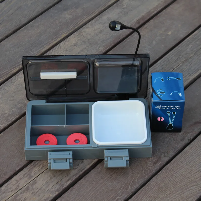 Квадратная коробка для наживки выделенная функциональная Магнитная Тяговая