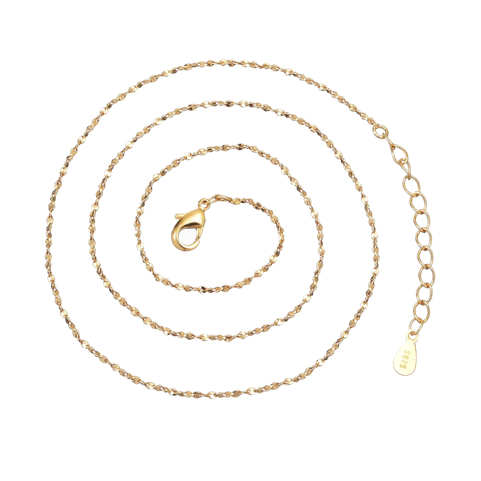 Мода 2017 г. золото/розовое золото цепочка Волна ожерелья ювелирные изделия для