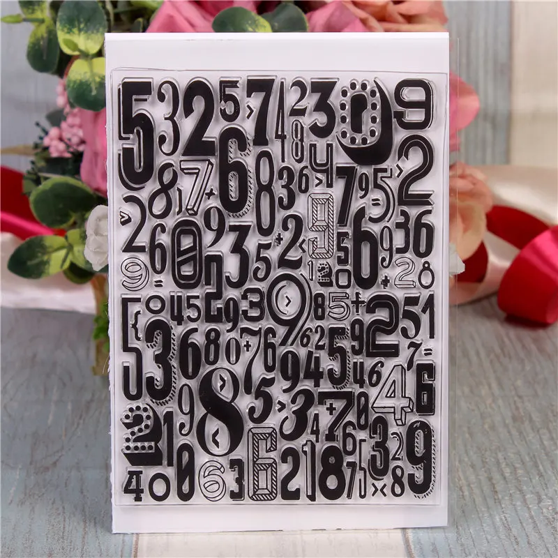 Резиновые силиконовые прозрачные штампы для скрапбукинга тампоны прозрачное