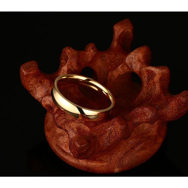 Vnox простой Обручальные кольца Кольца 2 шт./лот золото цвет Обручение для Для