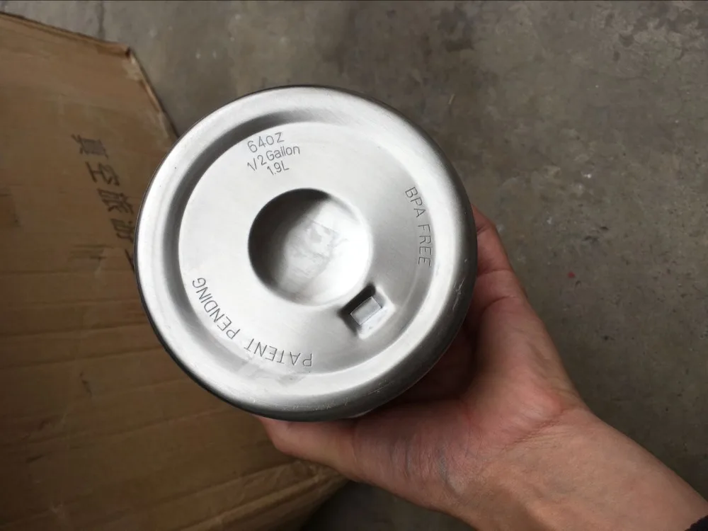 Пивной кувшин с откидной крышкой из нержавеющей стали 2 л|keg beer cooler|beer racekeg pump |