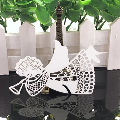 CC0023 50pcs White Butterfly Heart Laser Cut Table Mark Wine Glass Name Place Cards Baby Shower Wedding Birthday Party DIY Decorations - Цвет: CC0023