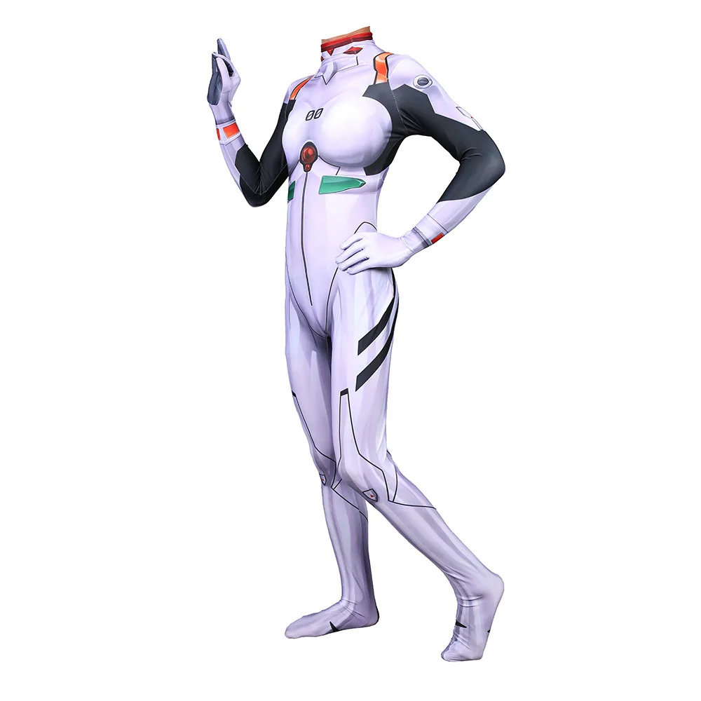 Аниме Ayanami Rei комбинезоны Genesis Evangelion унисекс полный корпус Зентаи