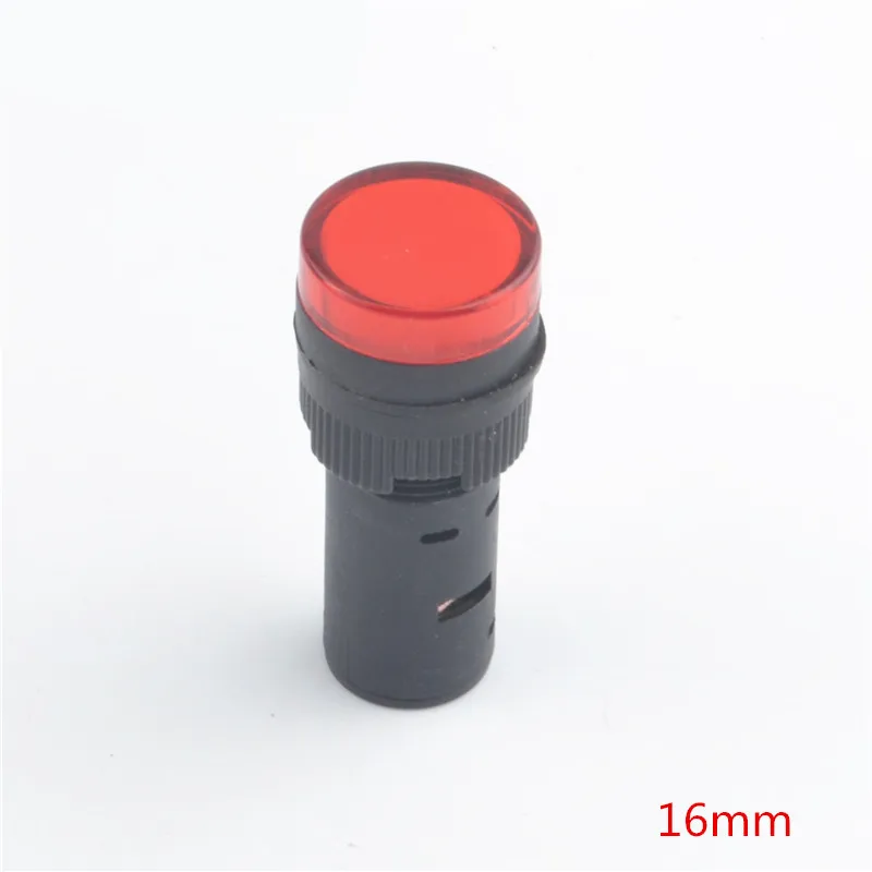 110 V 220 V в 12 В 24 В 6,3 16 светодио дный индикатор световой сигнал - Цвет: 220V Red