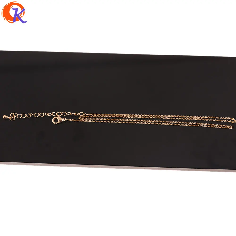 

Cordial Design 10Pcs 1*465MM Jewelry Accessories/Chain Necklace/DIY/Genuine Gold Plating/Hand Made/Jewelry Findings Component
