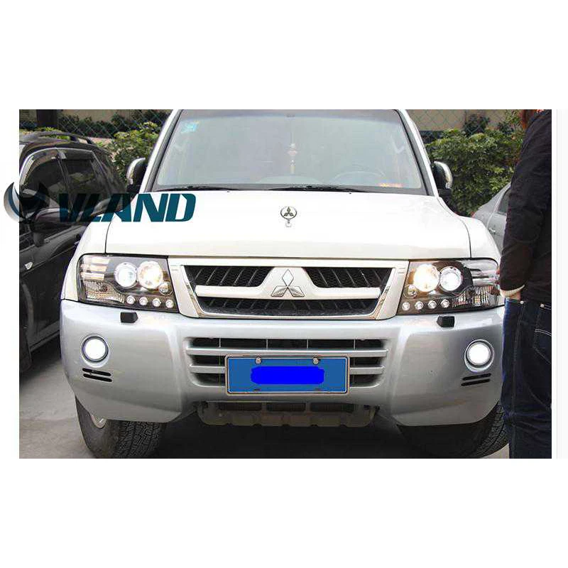 VLAND Factory для Pajero Sport Montero Sport 2011 2012 2013 светодиодный фонарь с линзой H7+ plug and play+ поворотник+ DRL