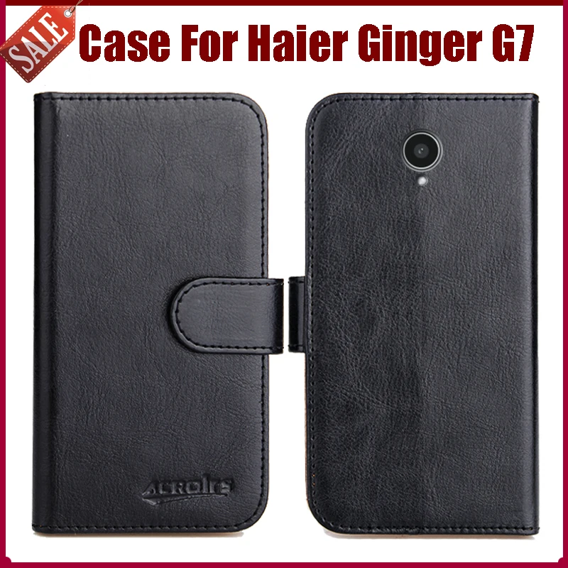 Hot Sale! Haier Ginger G7 Case New Arrival 6 Colors Luxury Fashion Flip Leather Protective Cover For | Мобильные телефоны и