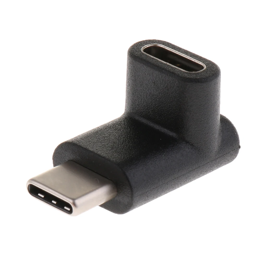 MagiDeal 90 градусов правый угол USB3.1 Type C адаптер Папа мама конвертер для