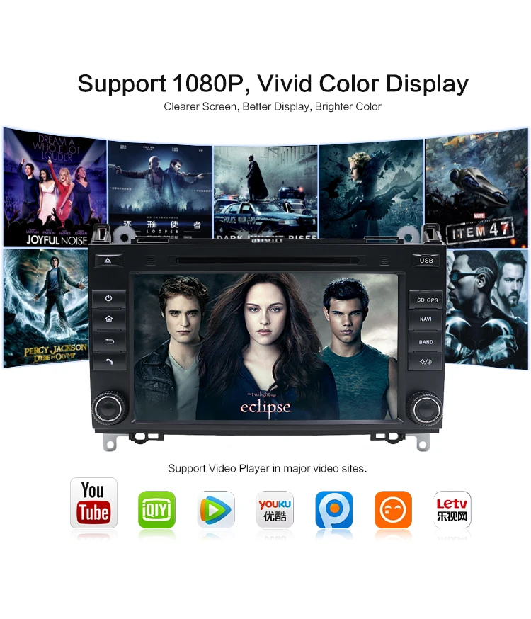 Android 7 1 2din автомобильное радио для машины мультимедийный DVD Mercedes Benz B200 A B класс W169