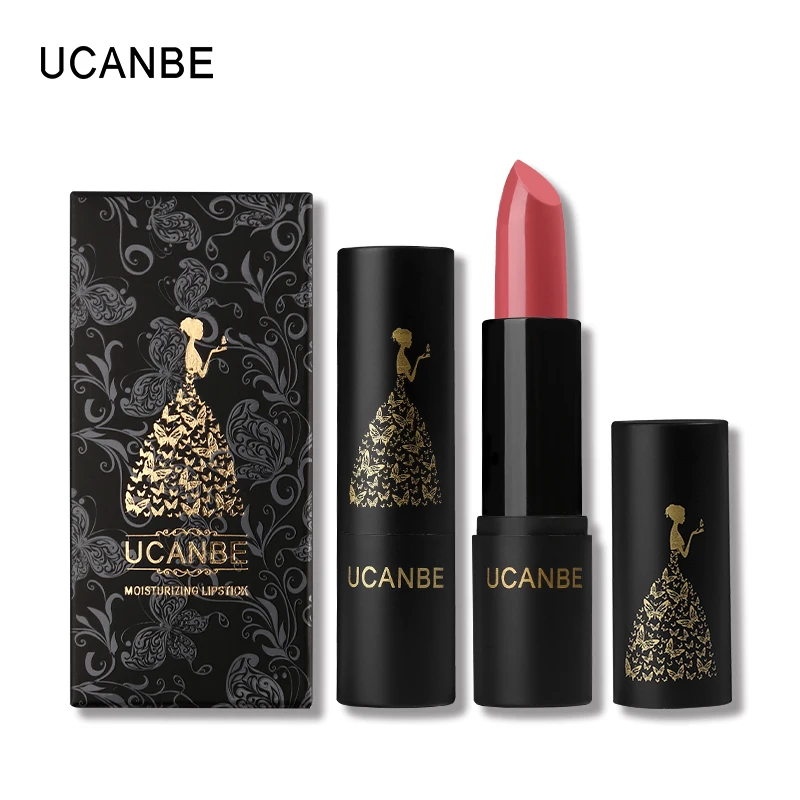 UCANBE Brand Shimmer Matte Lipstick Set Gentle Pink Hot Colour Moisturizer Full Lips Red Lip Stick Makeup Tint Nude Cosmetic |