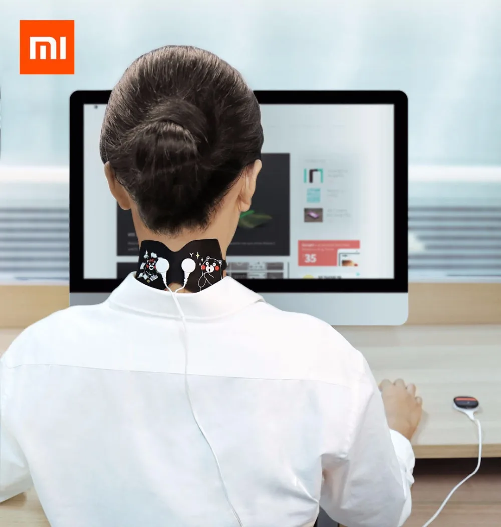 MI Mijia LF Портативный электрический стимулятор массажные наклейки для всего тела волшебный Массажер терапия расслабление мышц для офисного работника