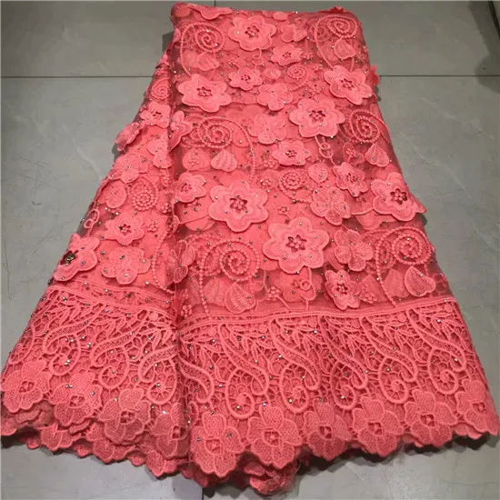 Hot Sales High Quality African Tulle Lace Fabric With Plenty Stones Nigerian 5 yards | Дом и сад