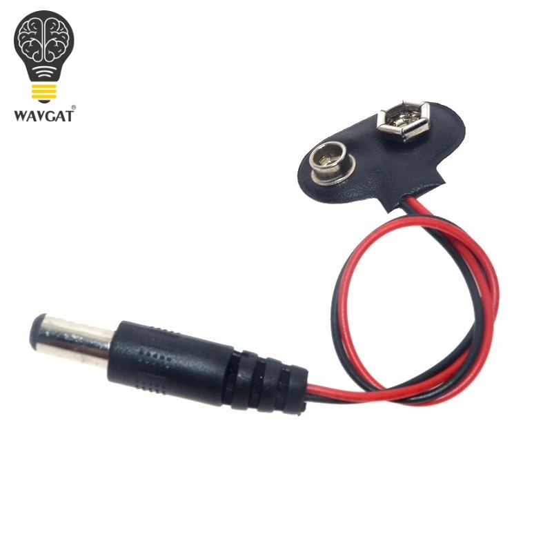 90 DC 9V Кнопка питания для батареи Arduino Mega 2560 1280 UNO R3 132 Пряжка аккумулятора|plug dc|plug 9vdc