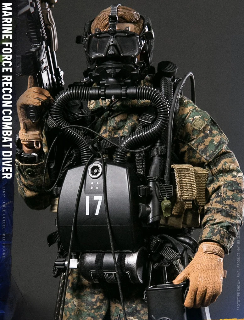 78055 1/6 морской пехоты США RECON COMBAT DIVER лесной MARPAT камуфляж версия модели для
