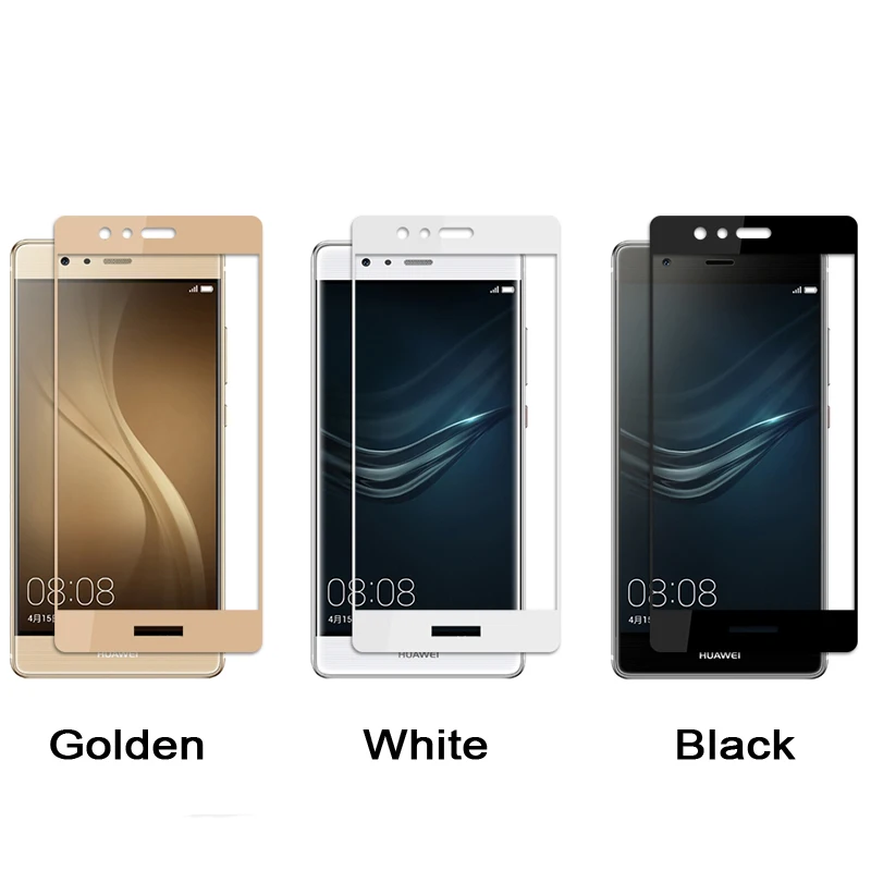 Для Huawei p9 плюс ультра тонкий Стекло chanyaozy шелк Экран протектор 9 H premiun полное