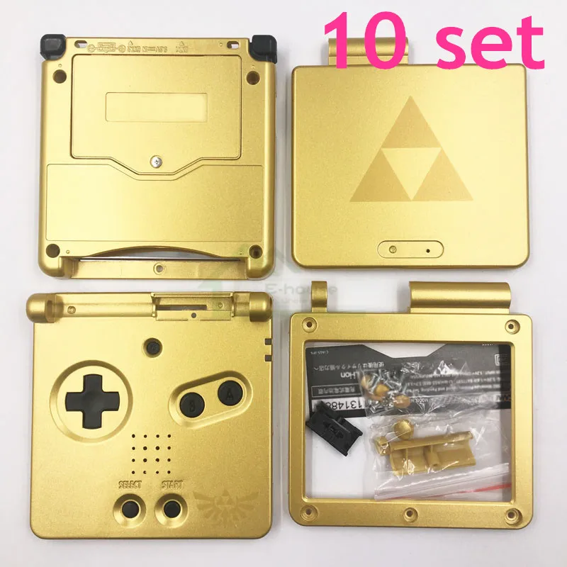 Сменный корпус для Zelda чехол с кнопками набор ремонта игровой консоли GBA SP 10