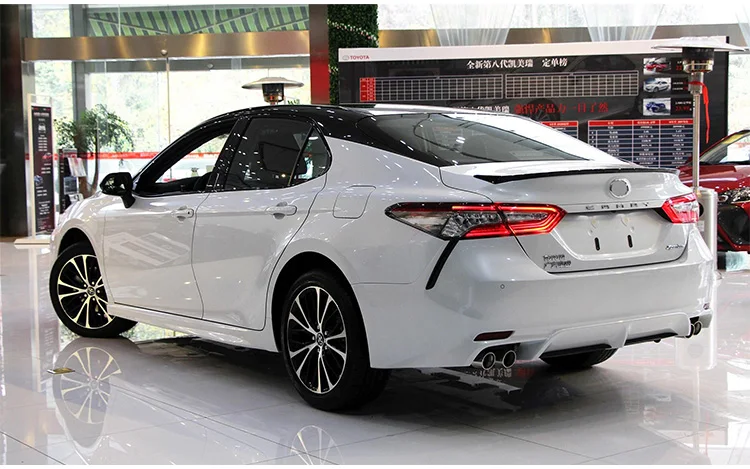 Автомобильный Стайлинг задние фонари для Toyota Camry задние фонари светодиодный DRL ходовые огни Противотуманные фары с ангельскими глазками задние габаритные огни