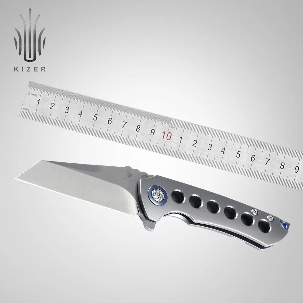 KI4508 Складной нож Kizer, лучший нож для повседневного использования, инструмент для выживания на открытом воздухе - Цвет: KI4508