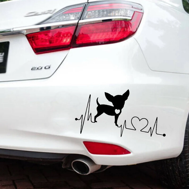 1 шт. Виниловая наклейка с рисунком животных кошек собак и сердцебиения