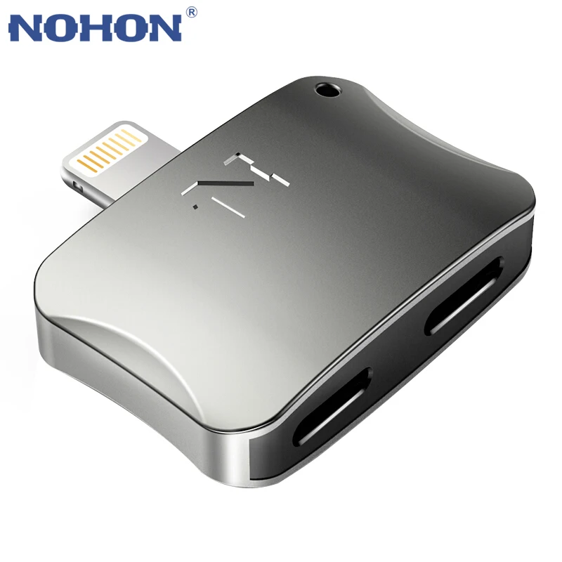 Оригинальный штепсельный адаптер NOHON для 8 контактного к двойному контактному