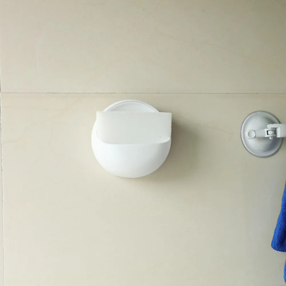 Ванная комната новый Портативный Пластик присоска мыло Зубная щётка коробочка