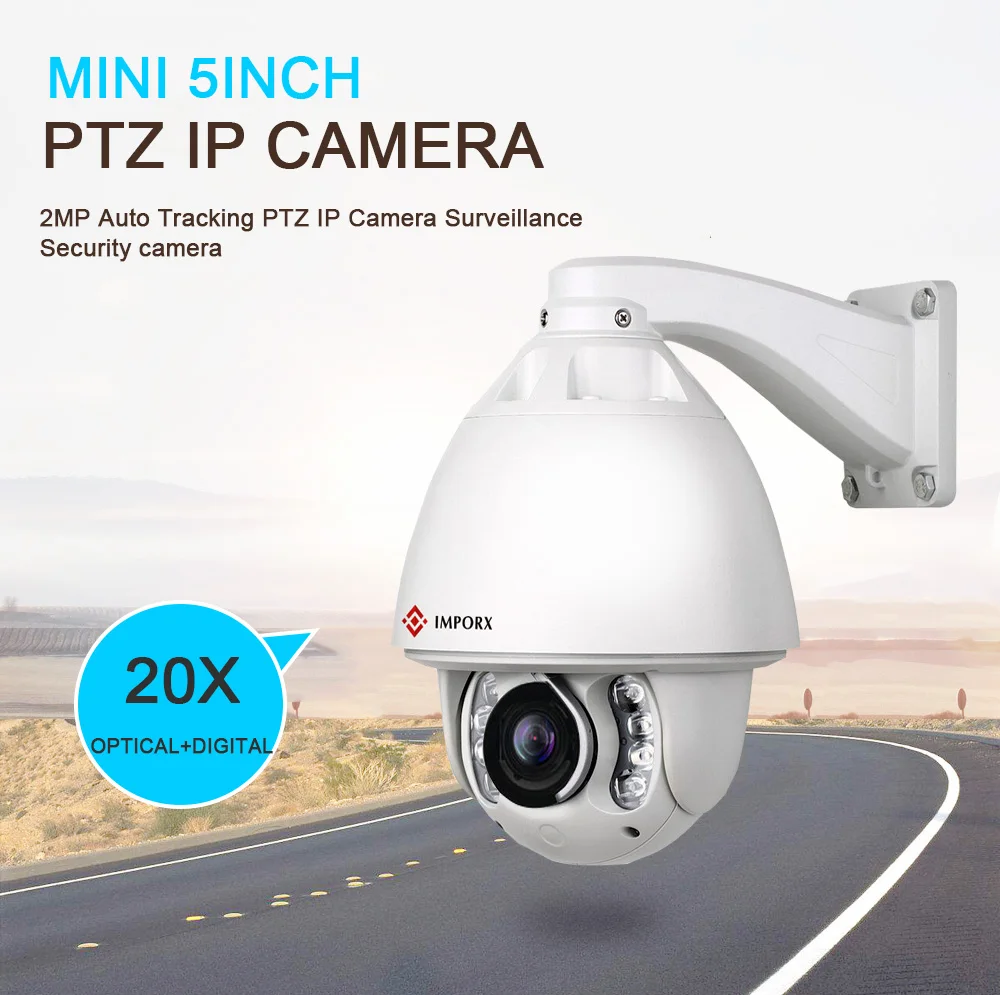 IMPORX HD 1080P автоматическое слежение 2MP 20X зум скорость купольная IP камера 30X домашняя
