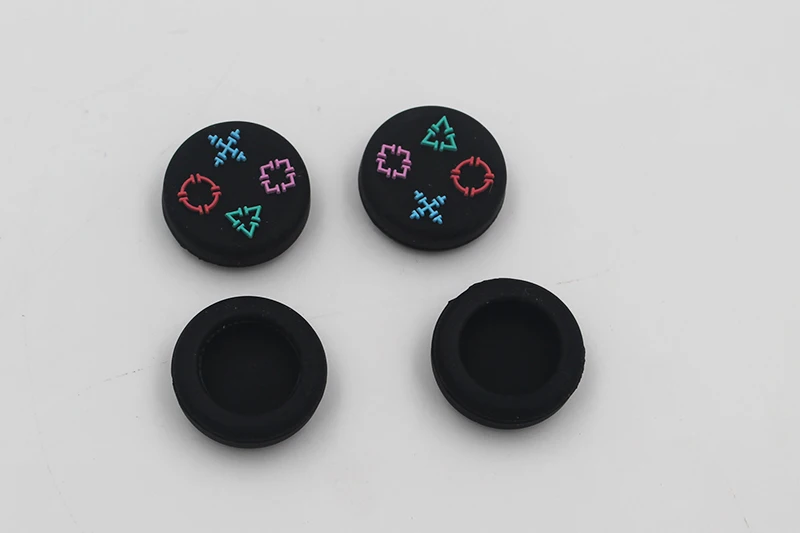 4pcs/set High Qulaity New 3D Caps For PS4 Thumb Grips Xboxone Controller Joystick Silicone Cover Playstation4 Gamepad | Электроника