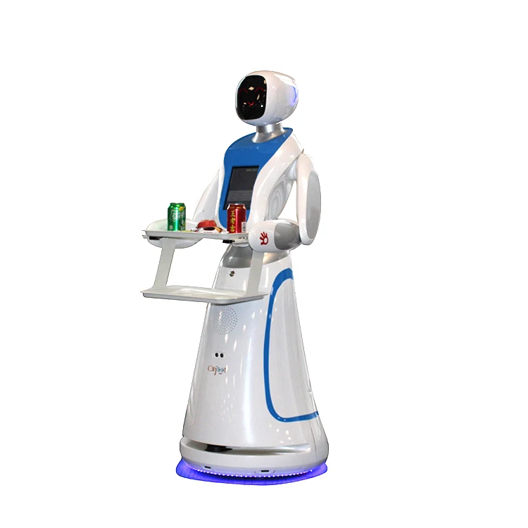 Автоматическое помещение humanoid интеллектуальное питание для еды умный дом обслуживание официанта робот для ресторана