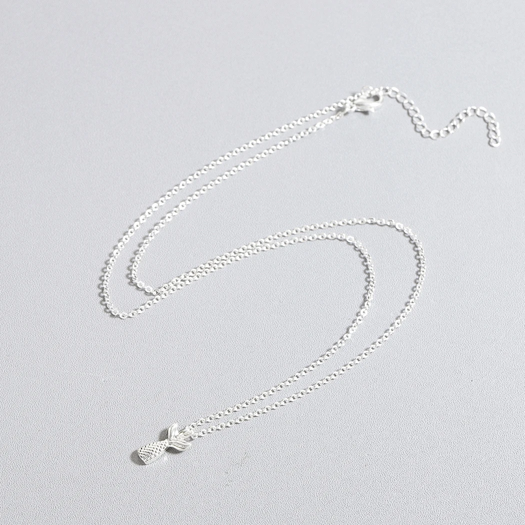 Cxwind Bijoux Femme ожерелье с Китом хвостом рыбы морских чокеров очарование хвост