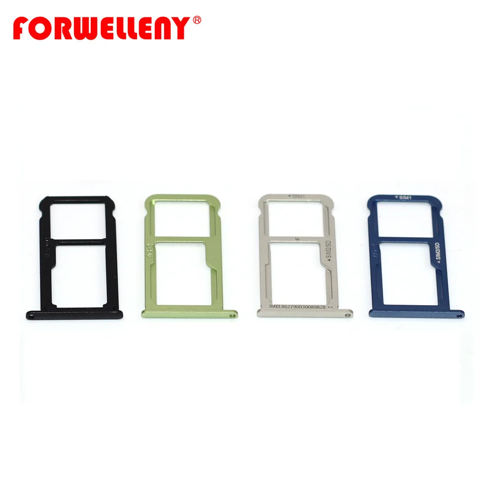 

For Huawei P10 Micro Sim Card Holder Slot Tray Replacement Adapters black silver gold blue green VTR-L09, VTR-L19, VTR-L29