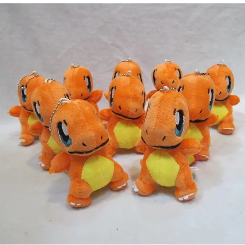 12 см Плюшевые настенные наклейки Snorlax Bulbasaur Psyduck Charmander милая кукла горячая