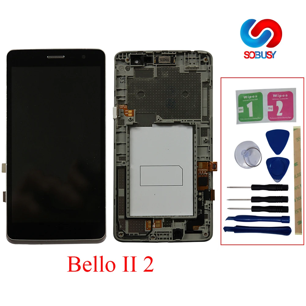 Для LG Bello II 2X150X165X163x155x160/Max ЖК дисплей сенсорный экран дигитайзер панель Ekran в сборе