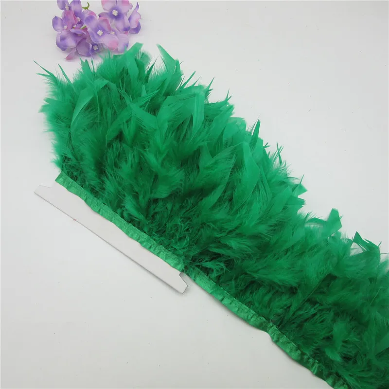 20 метров трава зеленая пушистая красивая Турция перо s Лента Бахрома 10 15 см ощипка