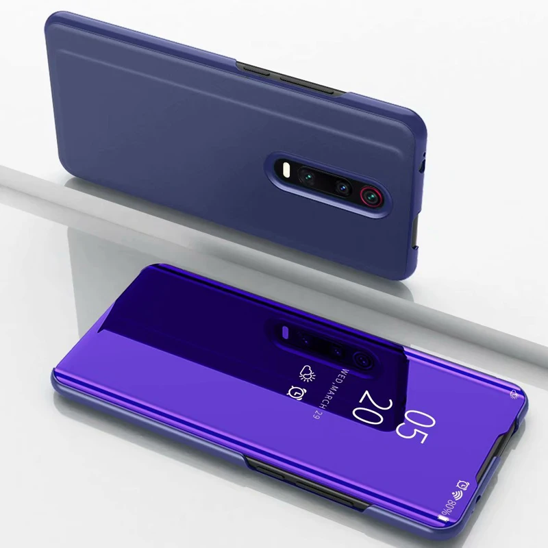 Чехол-книжка Red mi K20 для Xiao mi Red mi K20 Pro Чехол s Smart mi rror прозрачный кожаный чехол для Xiaomi mi 9T Pro Чехол Funda