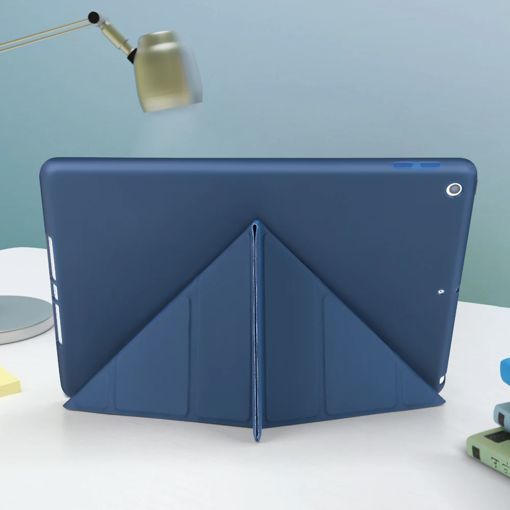 

Funda Case For iPad 9.7", Soft TPU Smart Stand Back Cover Auto Sleep/Wake for iPad 2017 2018 5th 6th Pro 9.7 Air 2 Air 1 Capa