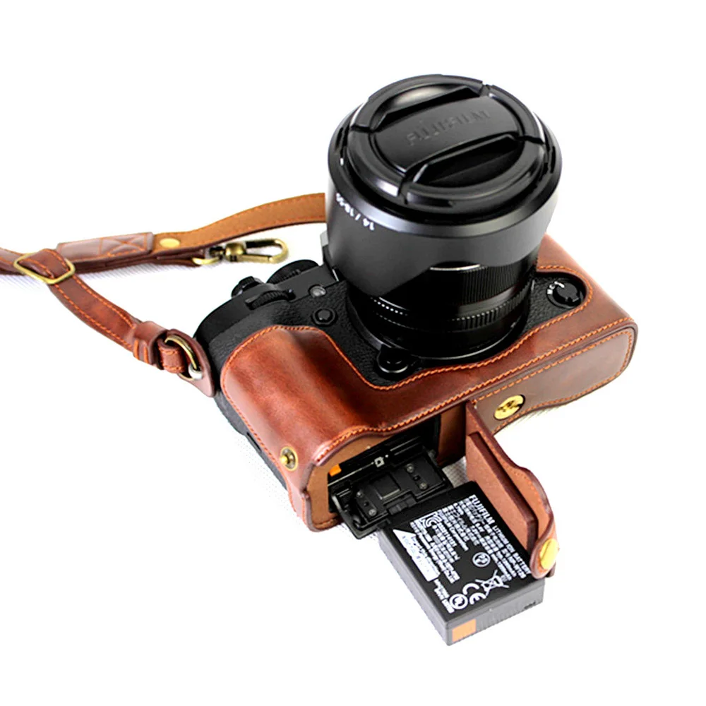 Чехол для камеры из искусственной кожи Fuji Fujifilm XT2 Женская фотокамера с ремешком