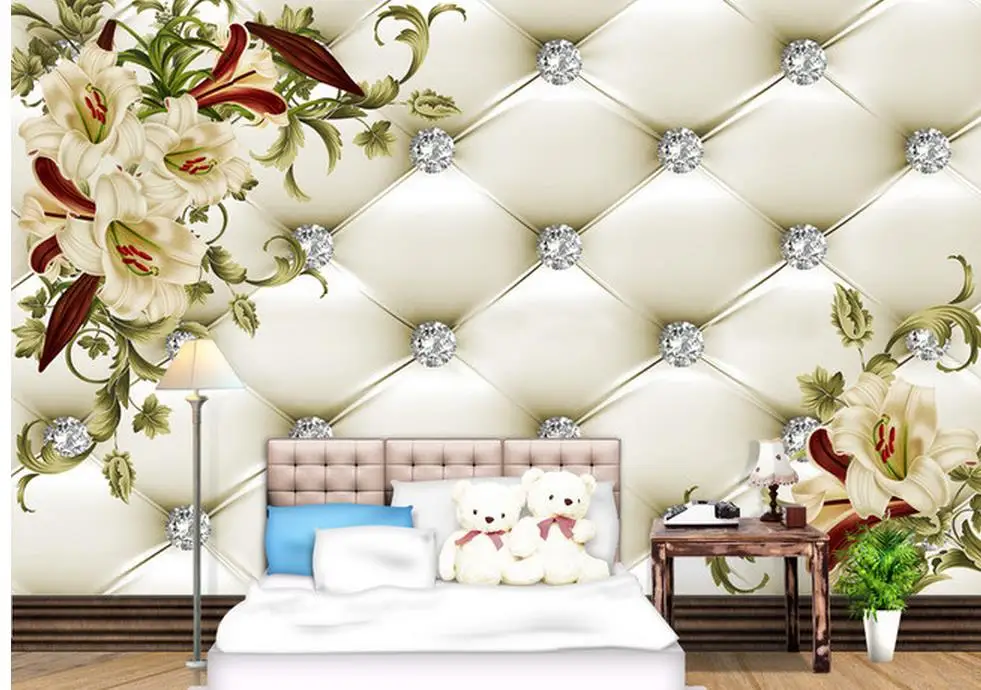 Обои в европейском стиле с цветочным фоном обои гостиную украшение для дома