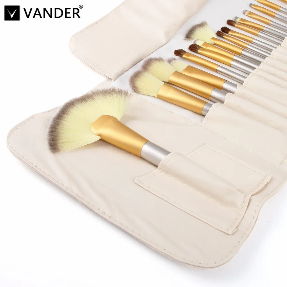 Набор кистей для макияжа Vanderlife 12/18/24/32 шт. мягкая синтетическая Профессиональная