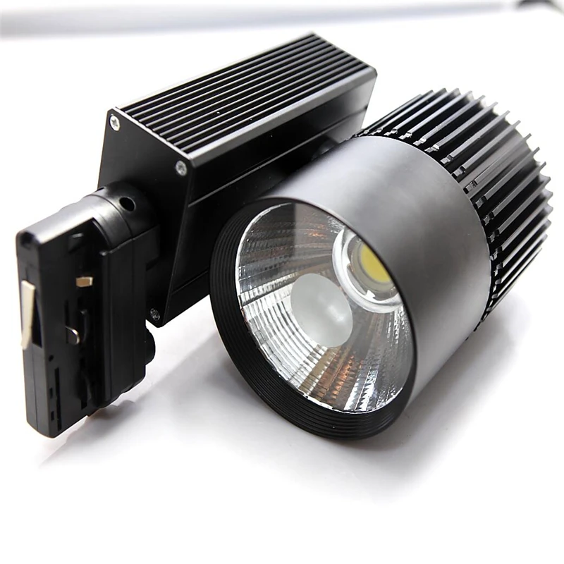 3 фазный потолочный светодиодный светильник с монолитным блоком светодиодов 35 Вт