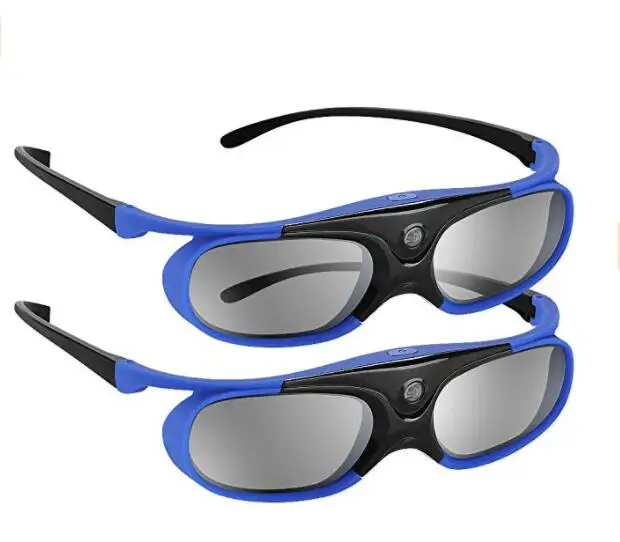 Blue-2pcs BOBLOV JX-30 3D очки DLP-Link 96 Гц/144 Гц USB Перезаряжаемый домашний кинотеатр синий для BenQ W1070 W700 проектор Dell - Цвет: Blue-2pcs