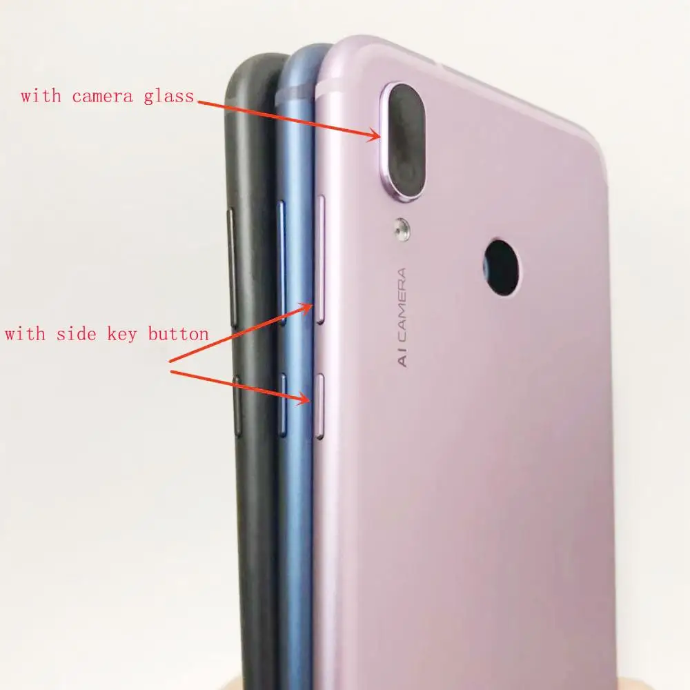 Задняя крышка для Huawei Honor Play чехол задняя аккумулятора с боковыми кнопками +