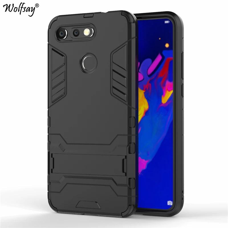 Wolfsay Cover For Huawei Honor V20 Case Slim PC + Soft Rubber Armor Phone View 20 Fundas |