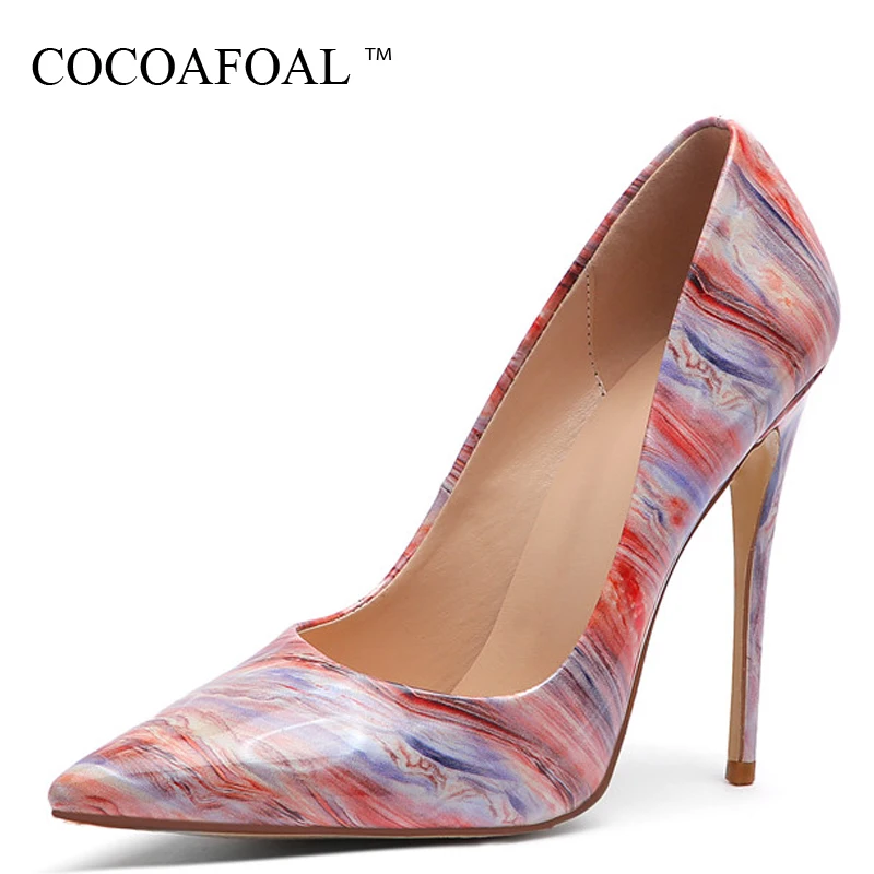 COCOAFOAL/пикантные женские туфли на высоком каблуке шпильке свадебные лодочки