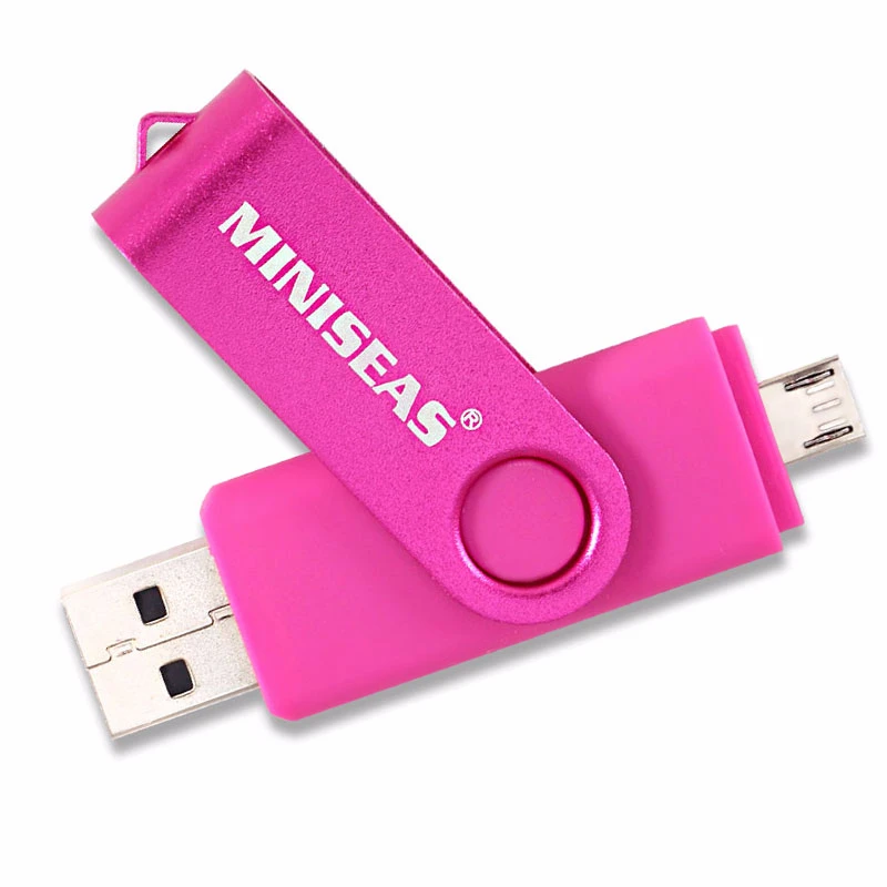 Miniseas Usb 3,0 USB флеш-накопитель OTG для телефона на Android, высокоскоростная память, Usb флешка, 64 ГБ, 32 ГБ, 16 ГБ, металлическая флешка