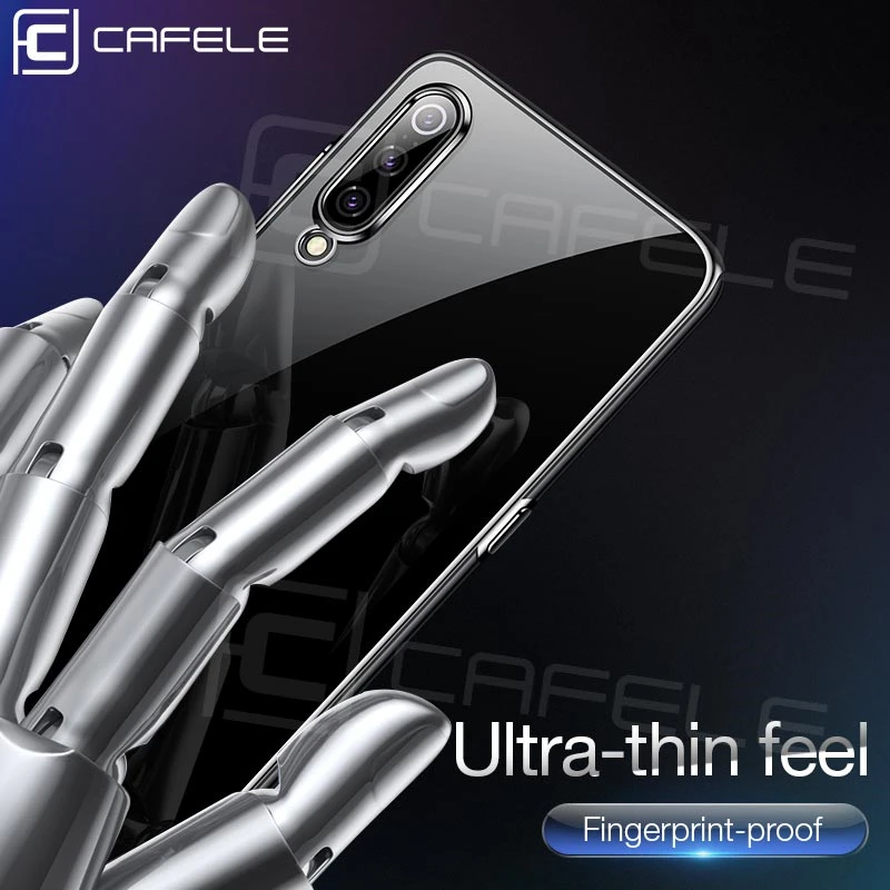 Прозрачный чехол Cafele для Xiaomi 9 прозрачный мягкий из ТПУ с покрытием телефона