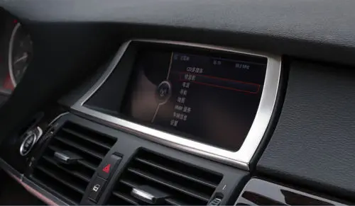 Внутренняя Панель навигатора GPS из хромированной нержавеющей стали отделка 1 шт.