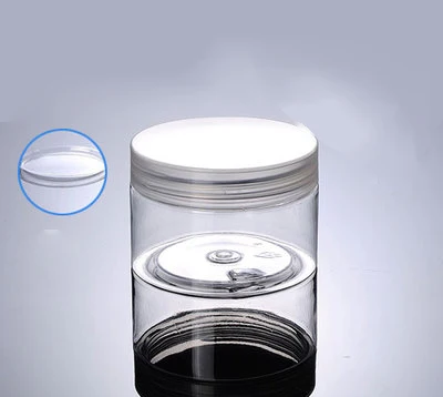 

150G transparent PET cream bottle with clean lid cosmetic container cream bottle Cosmetic Packaging