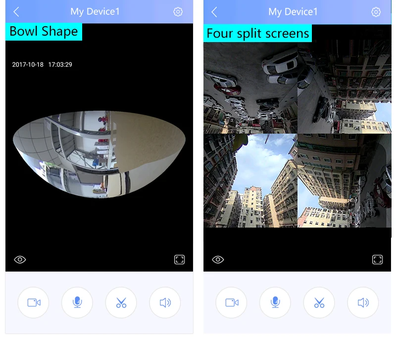 KONLEN Домашняя безопасность 720P панорамная wifi IP камера наружная 360 рыбий глаз пуля с аудио ночного видения TF слот для карты Yoosee