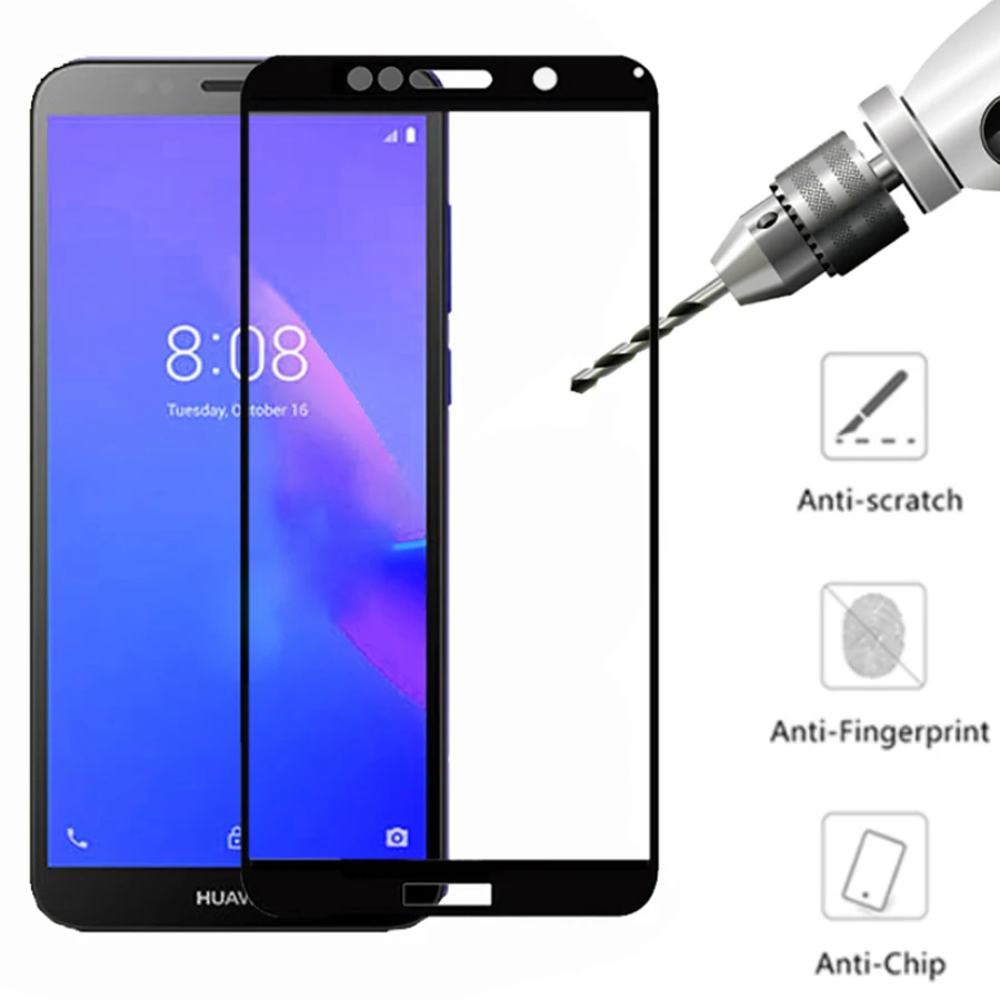 Защитное стекло для huawei y5 lite 2018 защитное huavei y 5 prime y7 pro 2019 защита экрана 5y 7 7y light